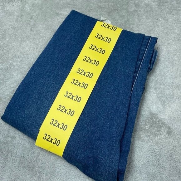 Kenneth Cole Mens Straight Fit Stretch Denim Jeans Dark Wash 32x30 a0091 - Picture 4 of 5